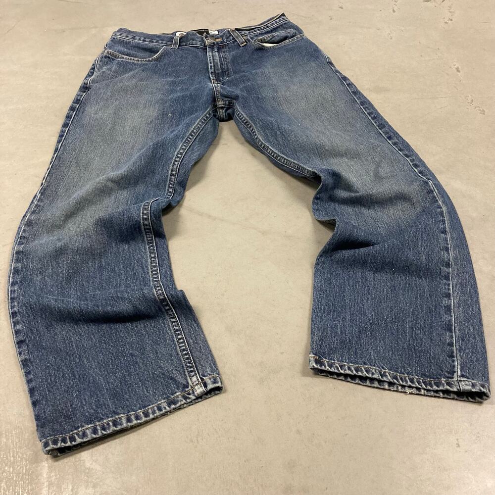 Y2K baggy faded Harley Davidson jeans 34x30